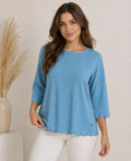 Blusa tejido punto manga larga