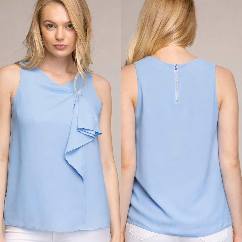 Blusa azul cielo