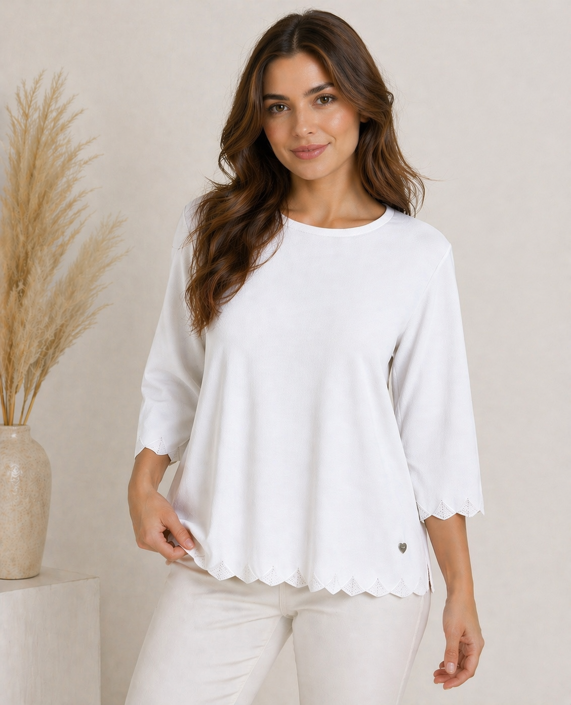 Blusa tejido punto manga larga