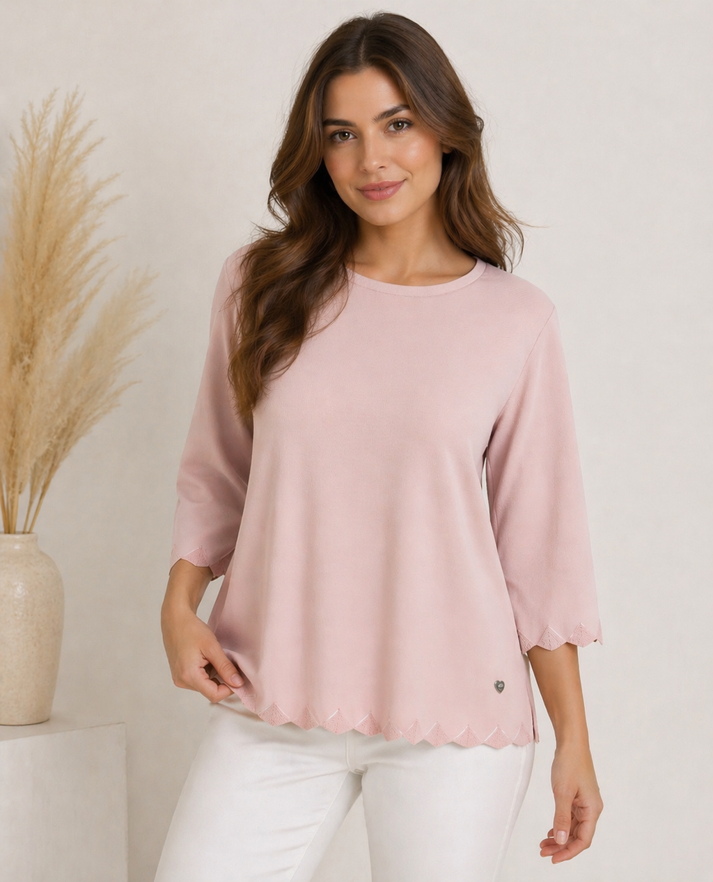 Blusa tejido punto manga larga